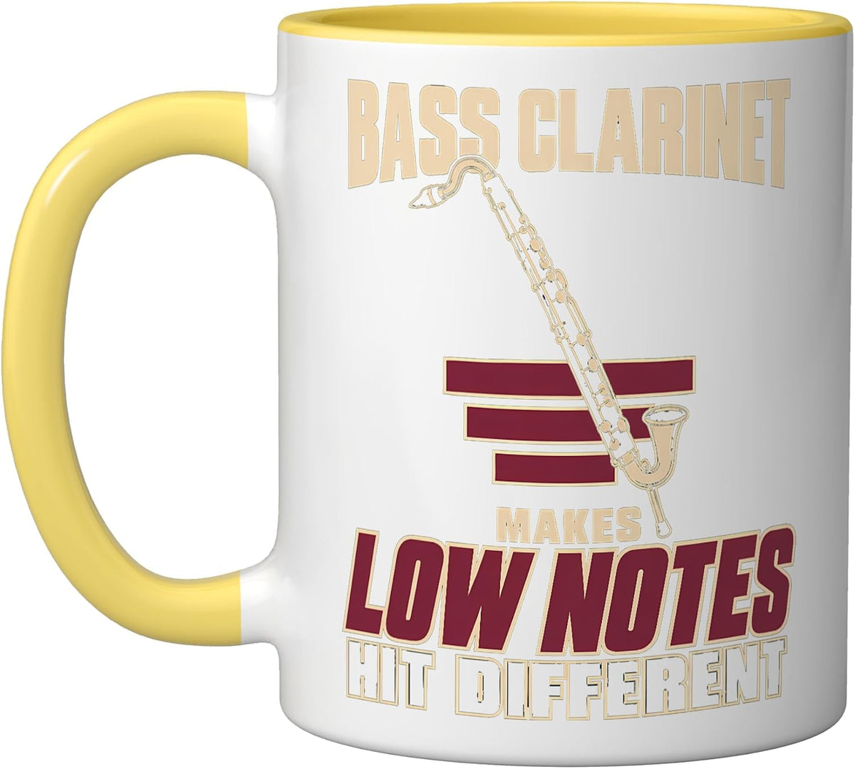 Clarinet Player Bass Clarinet Musician Band Gift Christmas Ceramic Mug