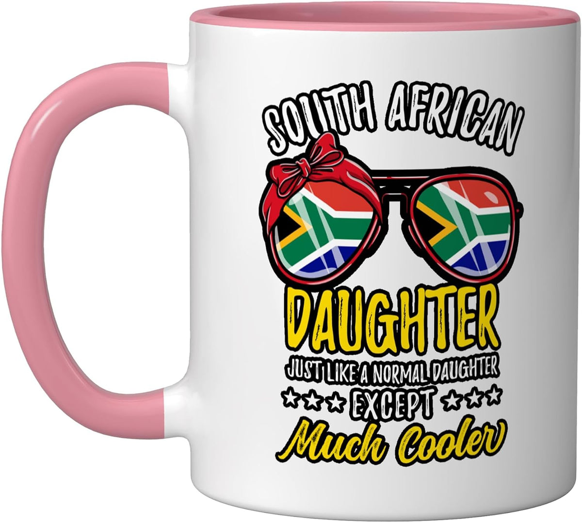 South African Daughter Sunglasses South African Family Ceramic Mug
