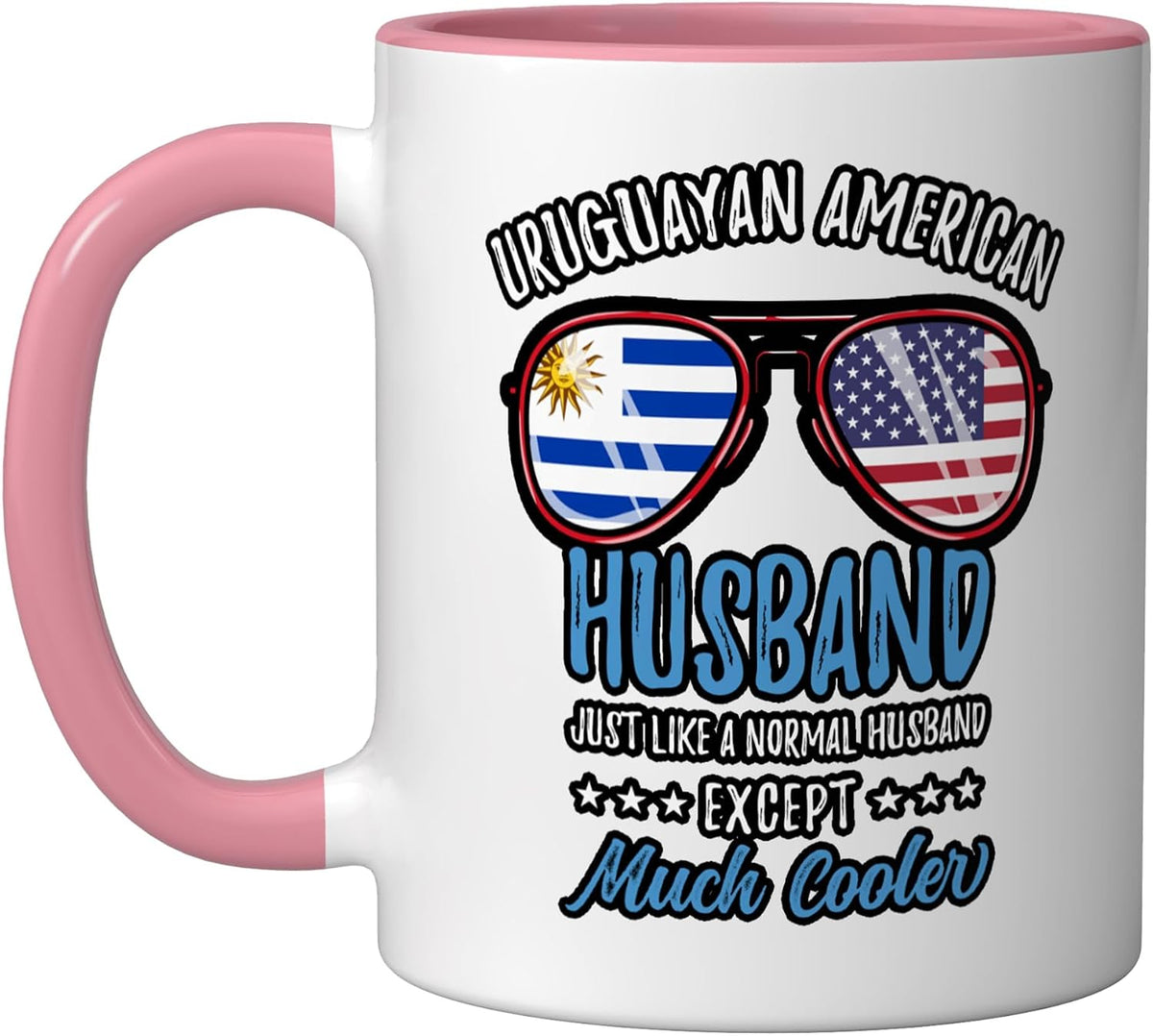 Funny Uruguayan American Husband Christmas Ceramic Mug