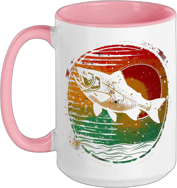 Fishing Vintage Look Ceramic Mug
