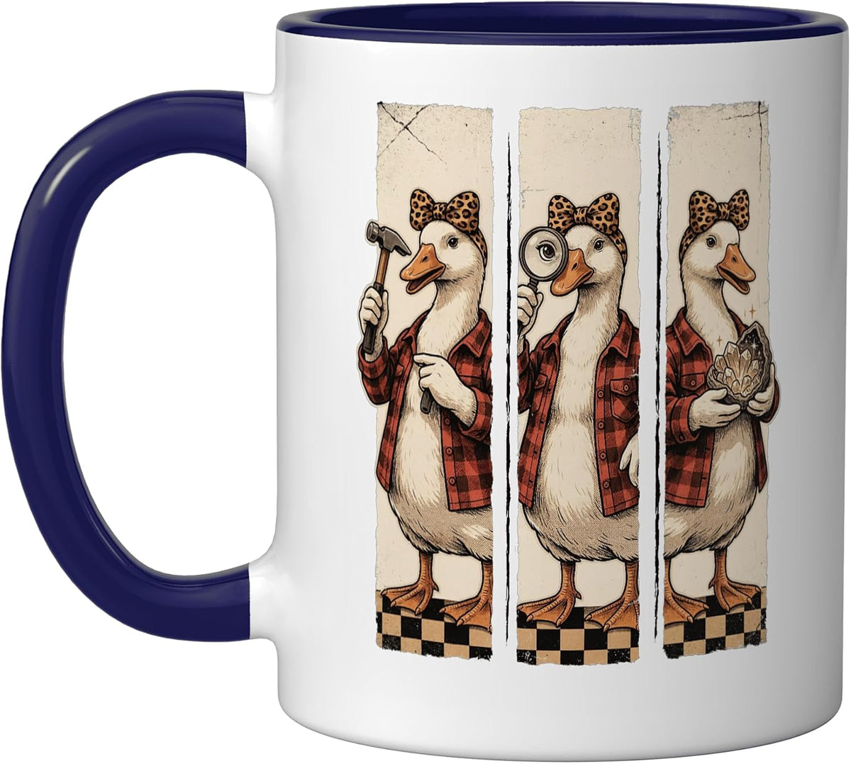 Geese In Wetsuits Funny Scuba Diving Ceramic Mug