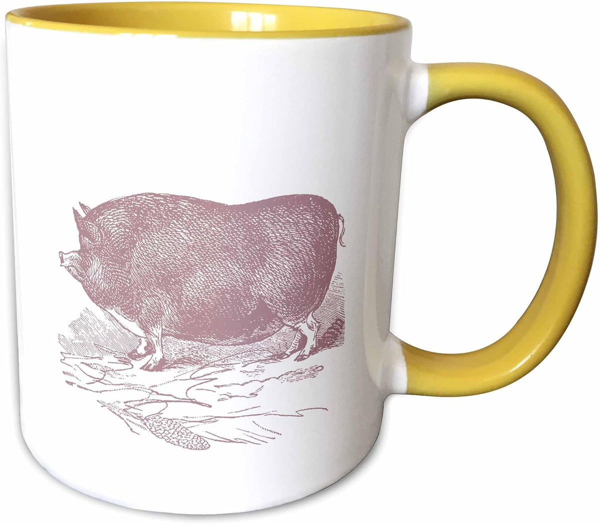 Pink Pig Ceramic Mug