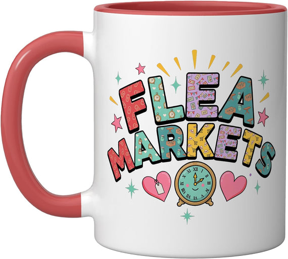 Flea Market Swap Meet Antique Fair Thrift Garage Sale Ceramic Mug