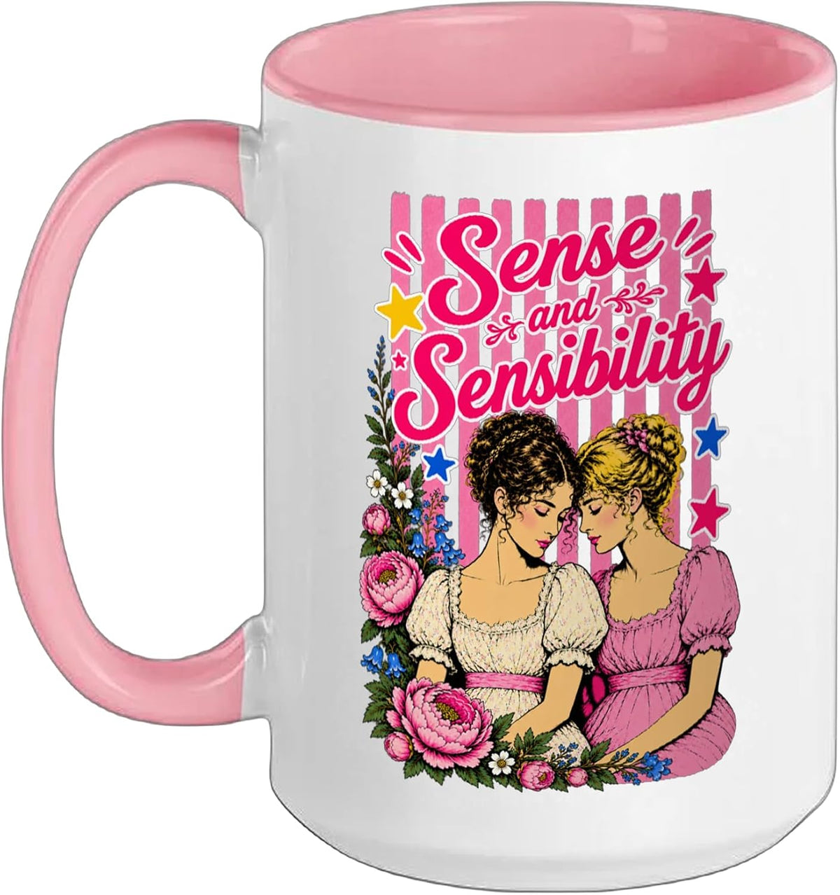 Sense And Sensibility Dashwood Sisters Classic Literature Ceramic Mug