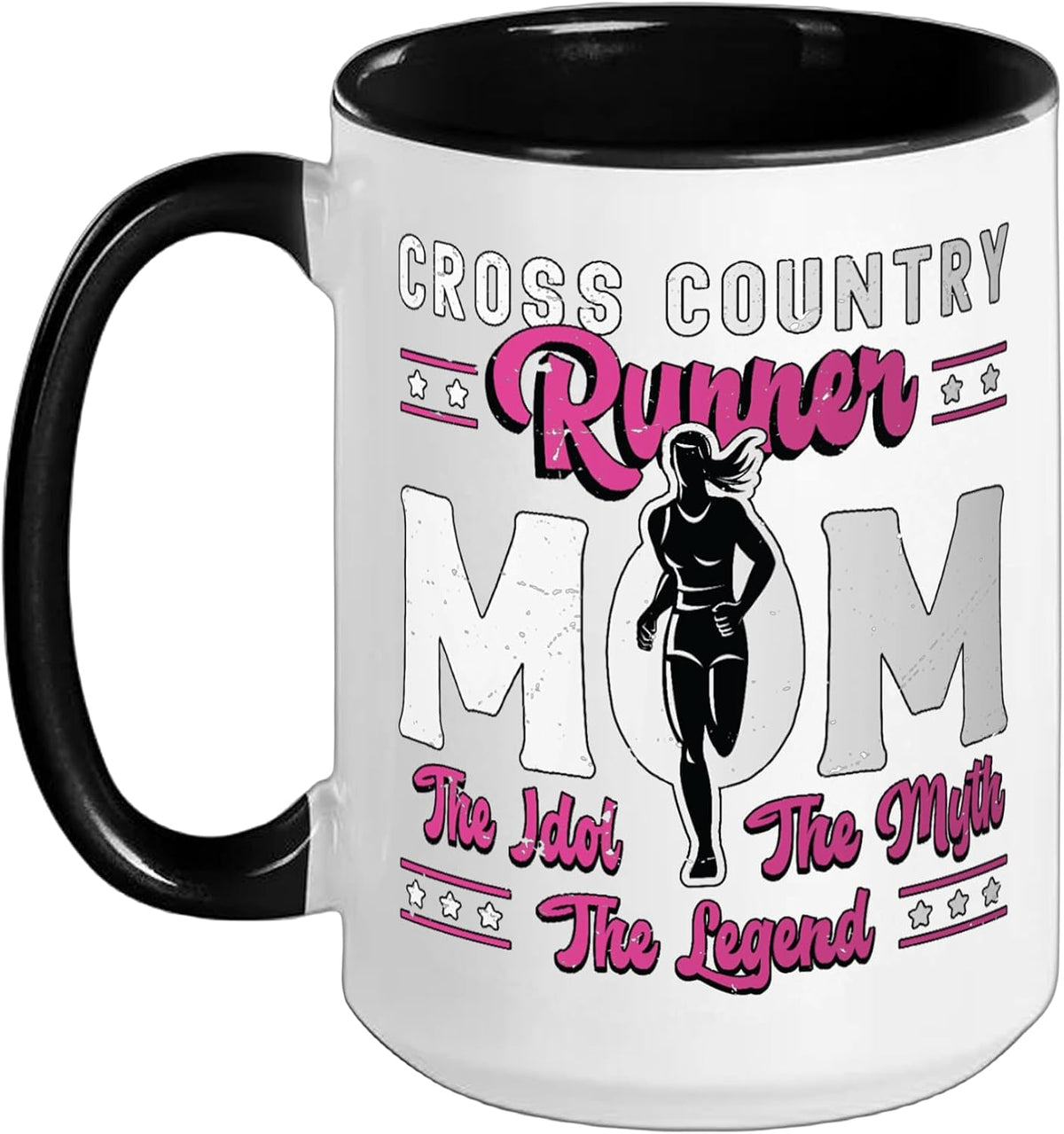 Cross Country Runner Mom Loves Running Cross Country Ceramic Mug