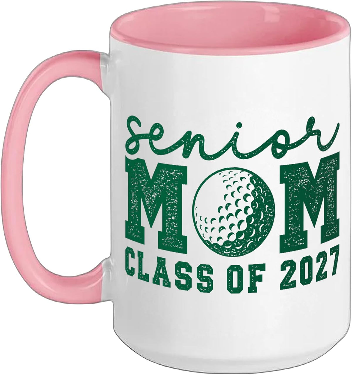 Senior Golf Mom Class Of 2027 Graduation Custom Year 27 Ceramic Mug