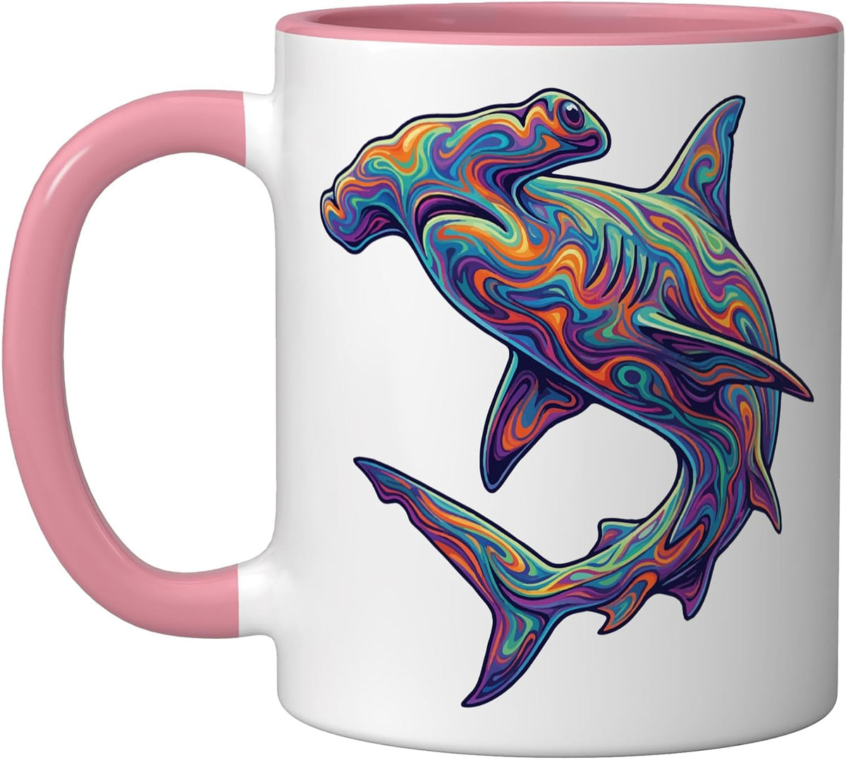 Hammerhead Shark Colorful Ceramic Mug