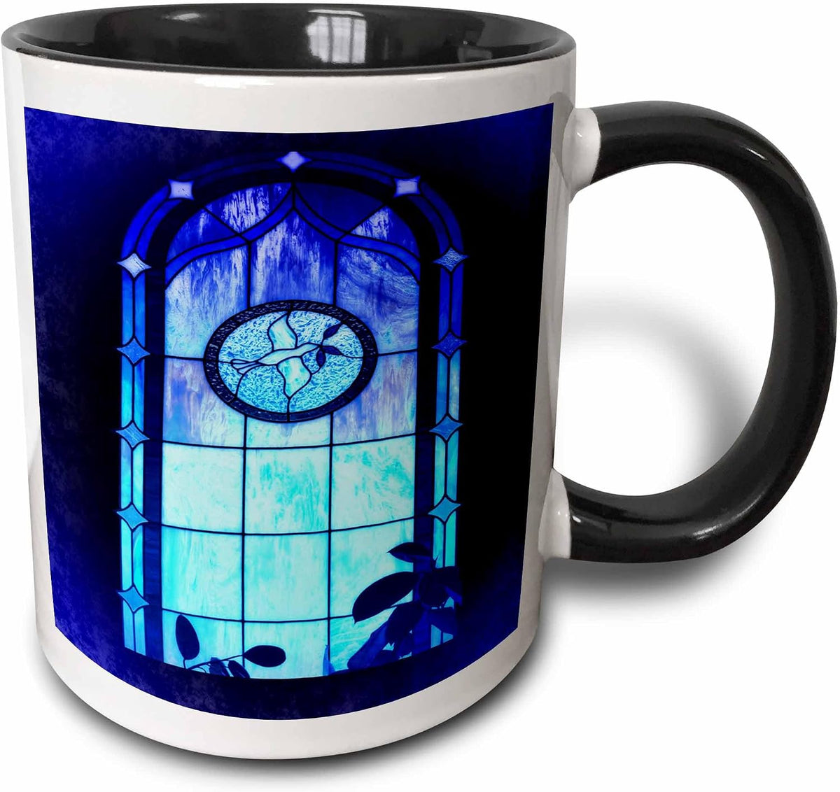 Church Window Design Of Its Stained Glass Ceramic Mug