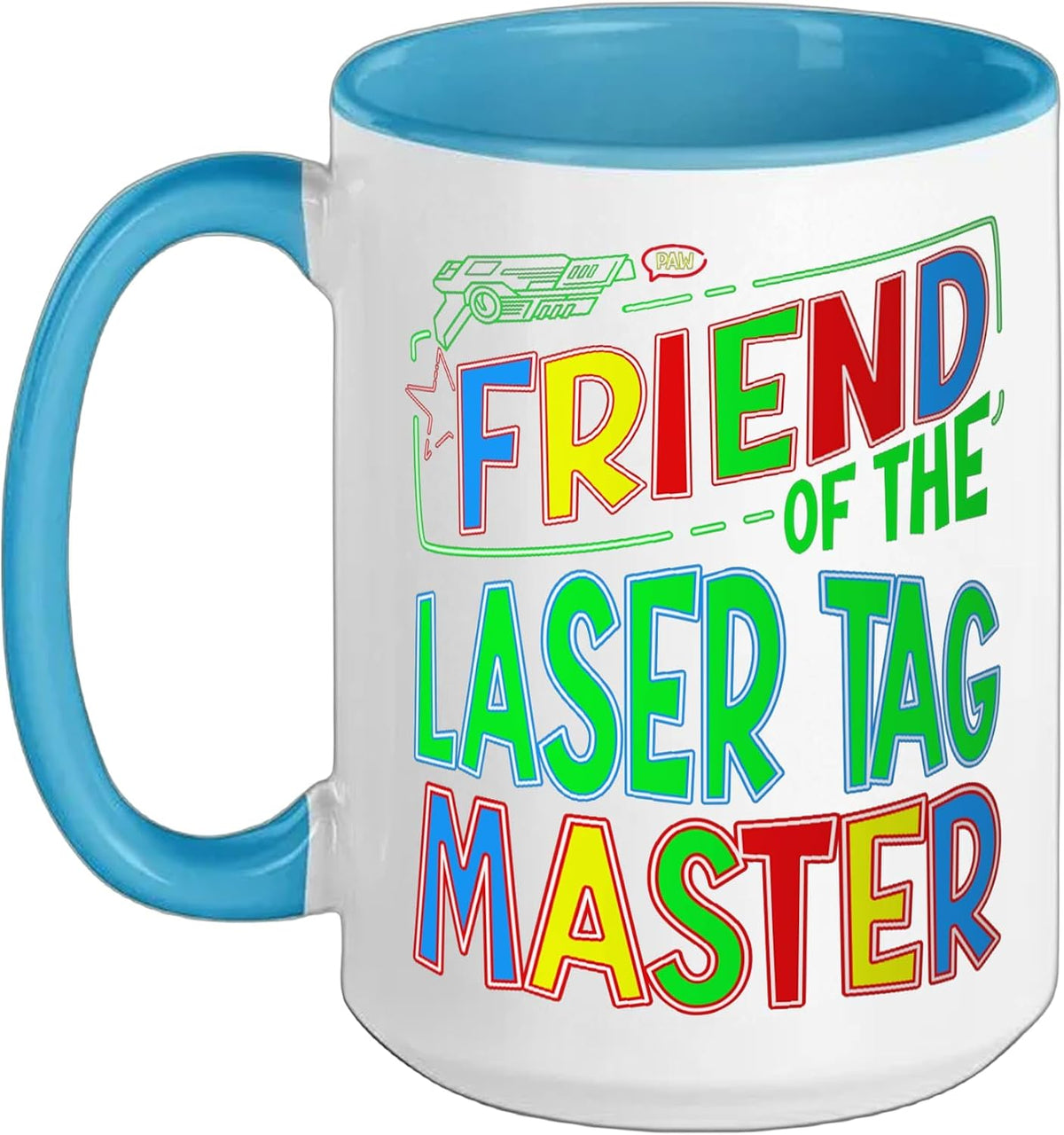 Friend Of The Laser Tag Birthday Boy Family Matching Tee Ceramic Mug