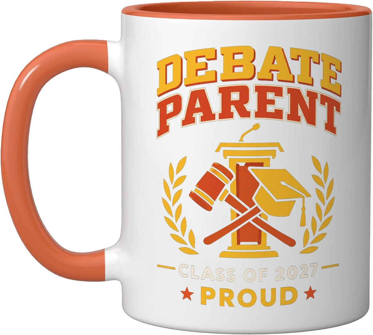 Proud Debate Parent Class Of 2027 Supporter Halloween Ceramic Mug