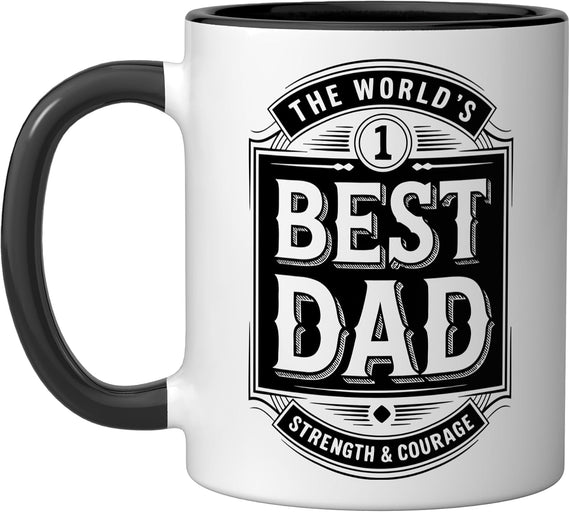 World's Best Dad Christmas Ceramic Mug