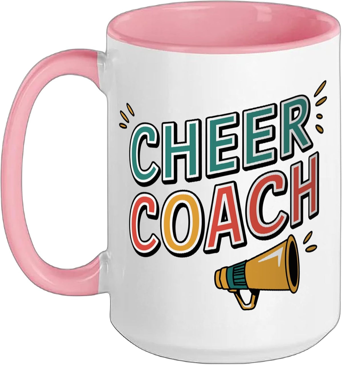 Cheering Coach Cheer Coach, Cheerleader Cheerleading Ceramic Mug