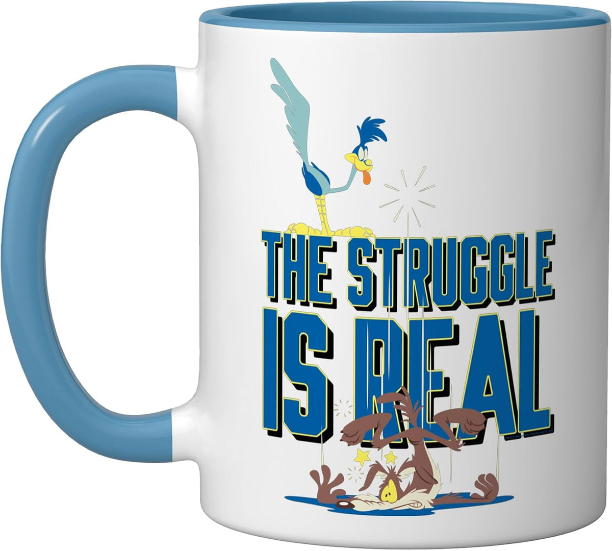 Looney Tunes Roadrunner The Struggle Is Real Ceramic Mug