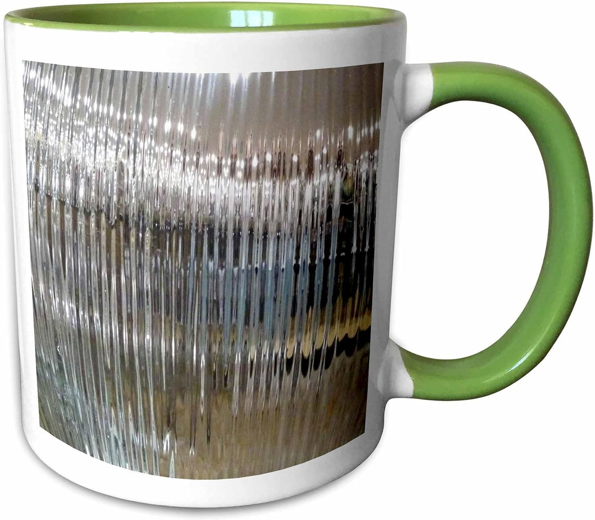 Florene Metallic - Chrome Lines Ceramic Mug