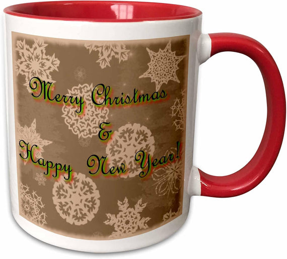 Merry Christmas And Happy New Year Ceramic Mug