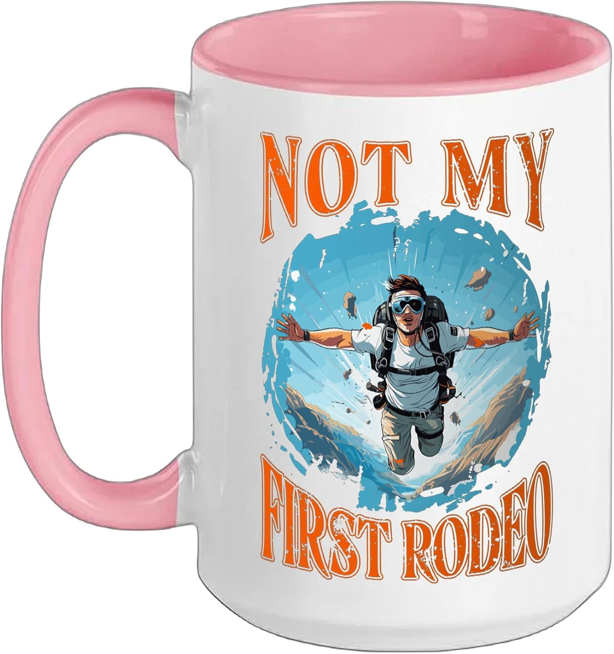 Parachuting Skydive Skydiving Funny Parachutist Skydiver Ceramic Mug