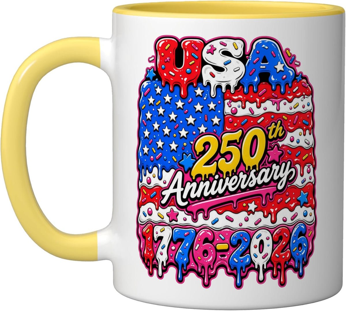 250 Anniversary Usa Ceramic Mug