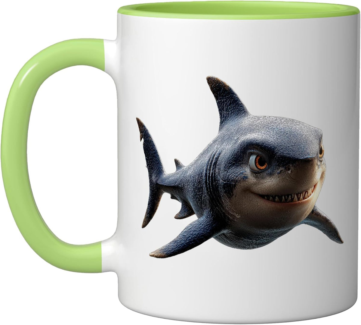 Shark Design Tiger Sharks Gray White Great Shark Ceramic Mug