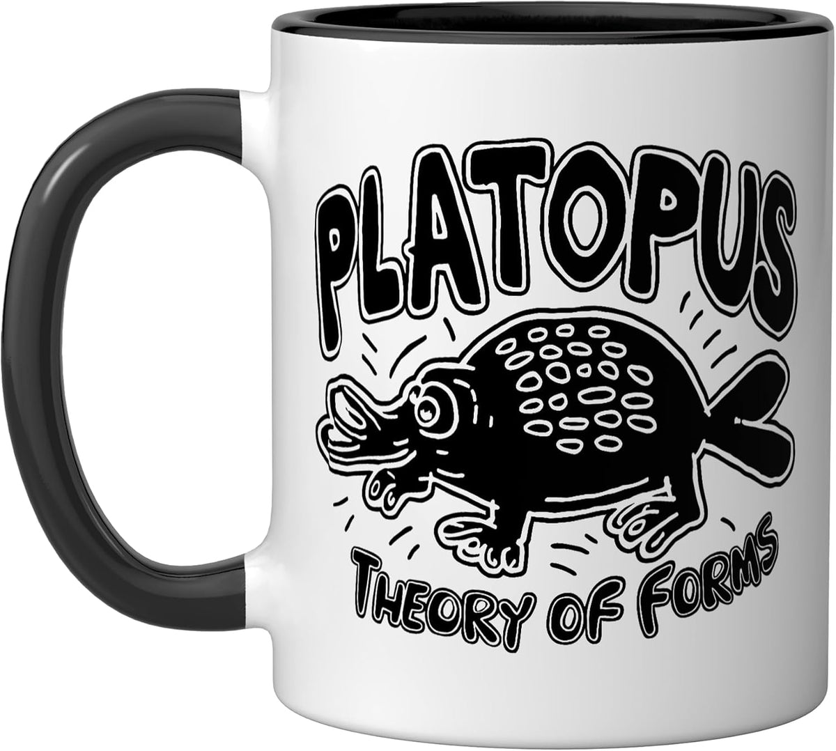 Platopus Theory Of Forms Philosophy Humor Ceramic Mug