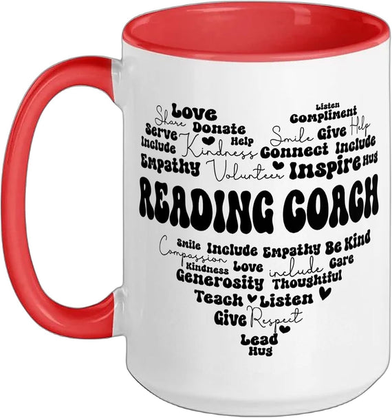 Cute Reading Coach Appreciation Week Back To School Ceramic Mug