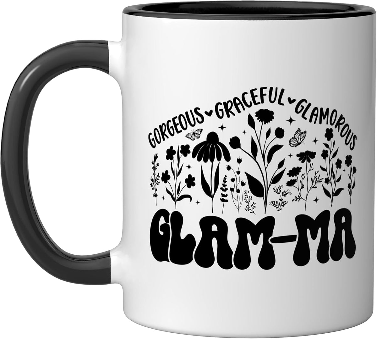 Glam-Ma Appreciation Glamma Grandma Glamma Grandmother Ceramic Mug
