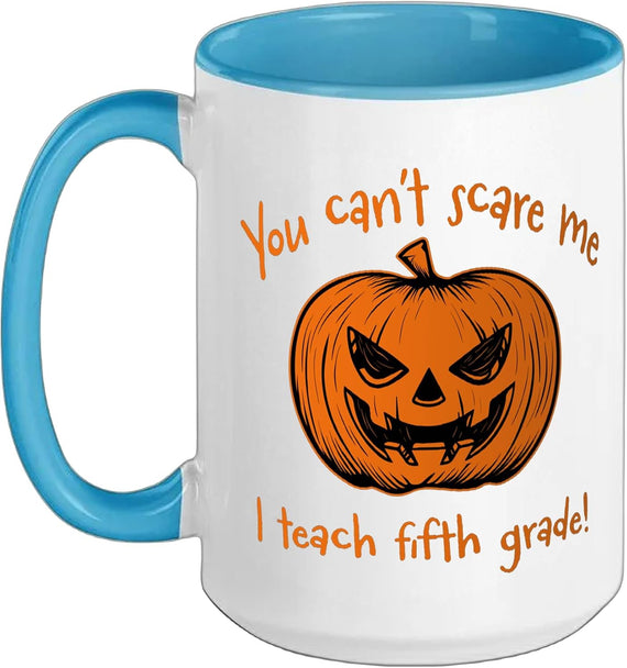 Funny Halloween Teacher Fifth Grade Ceramic Mug