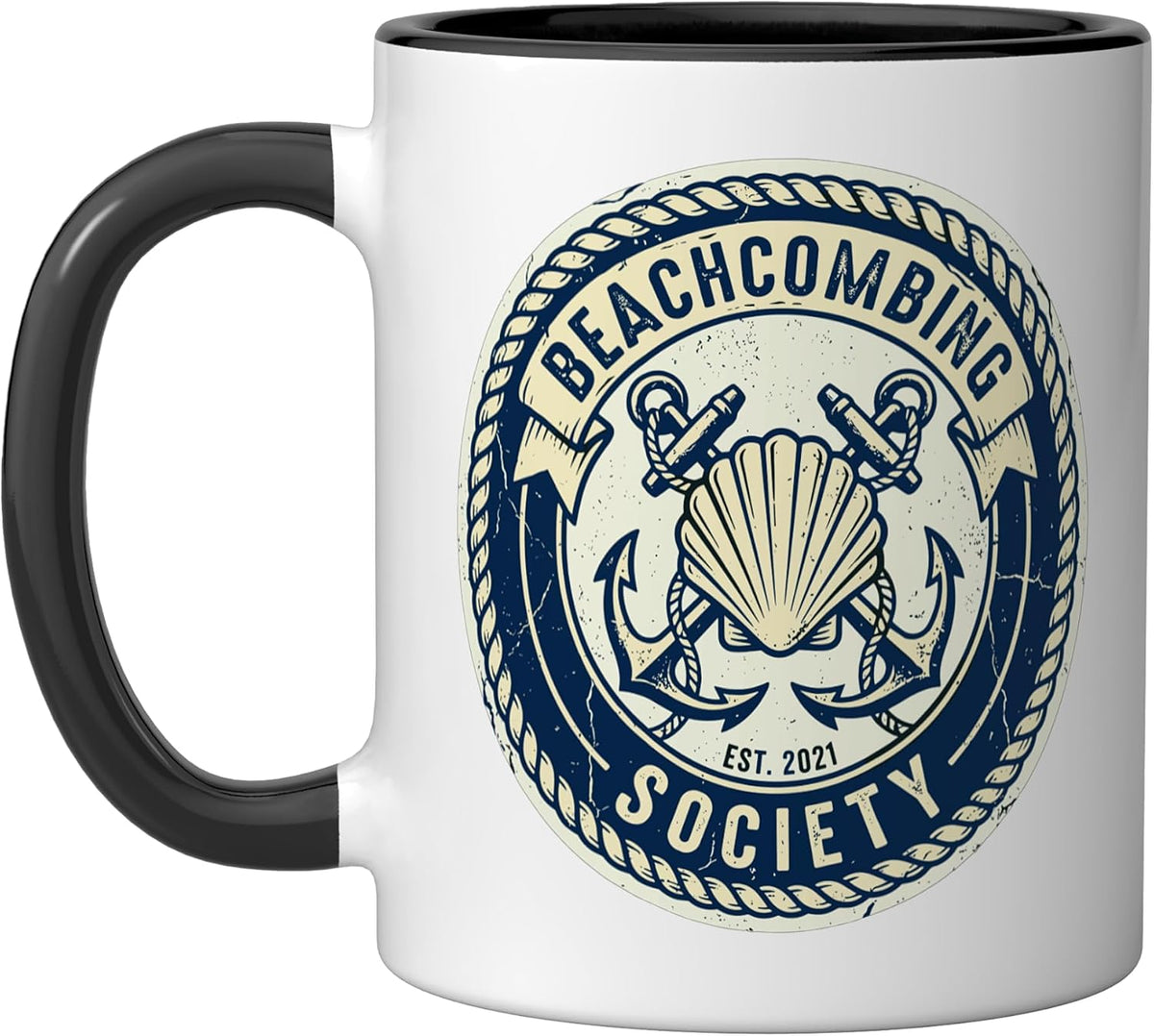 Beachcombing Society Beach Ceramic Mug