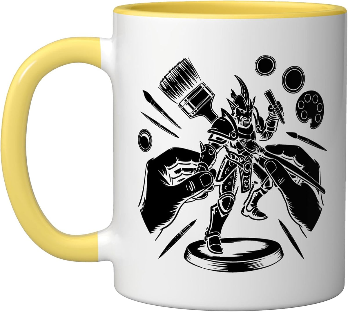 Miniature Painter Paint Stained Hands Tabletop Hobby Ceramic Mug