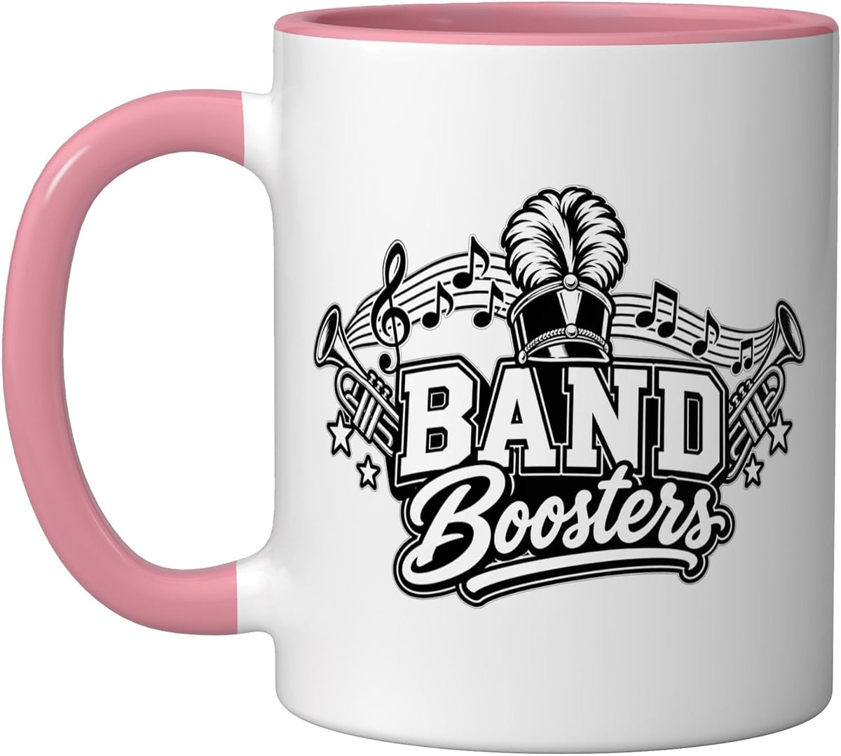 Band Boosters Marching Band Music Supporter Ceramic Mug