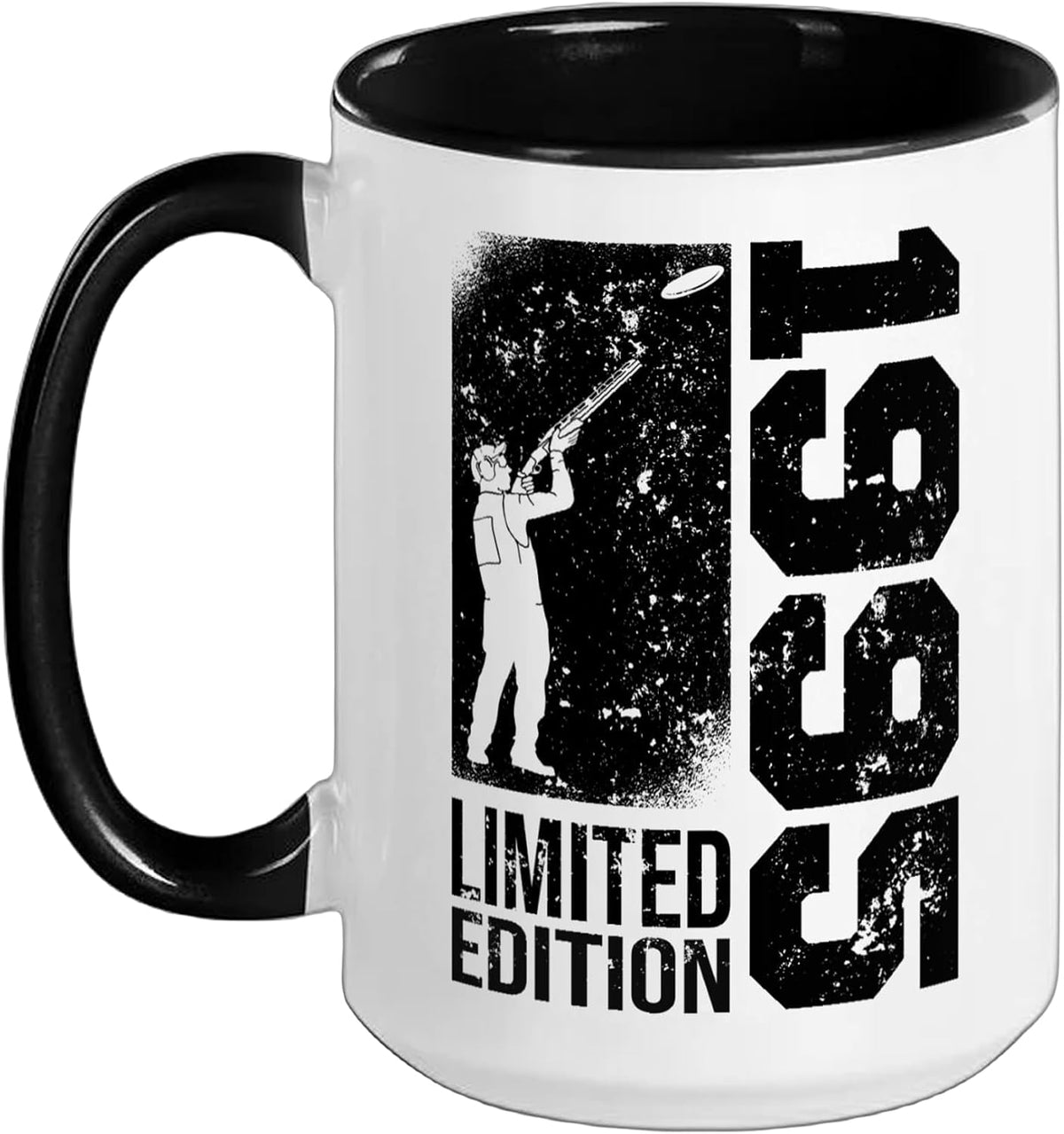 Clay Shooters Vintage 1995 Birthday Clay-Pigeons Shooting Ceramic Mug