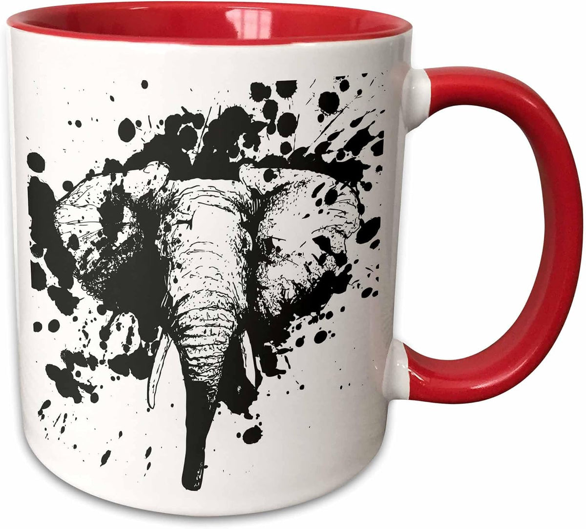 Splash Elephant Ceramic Mug