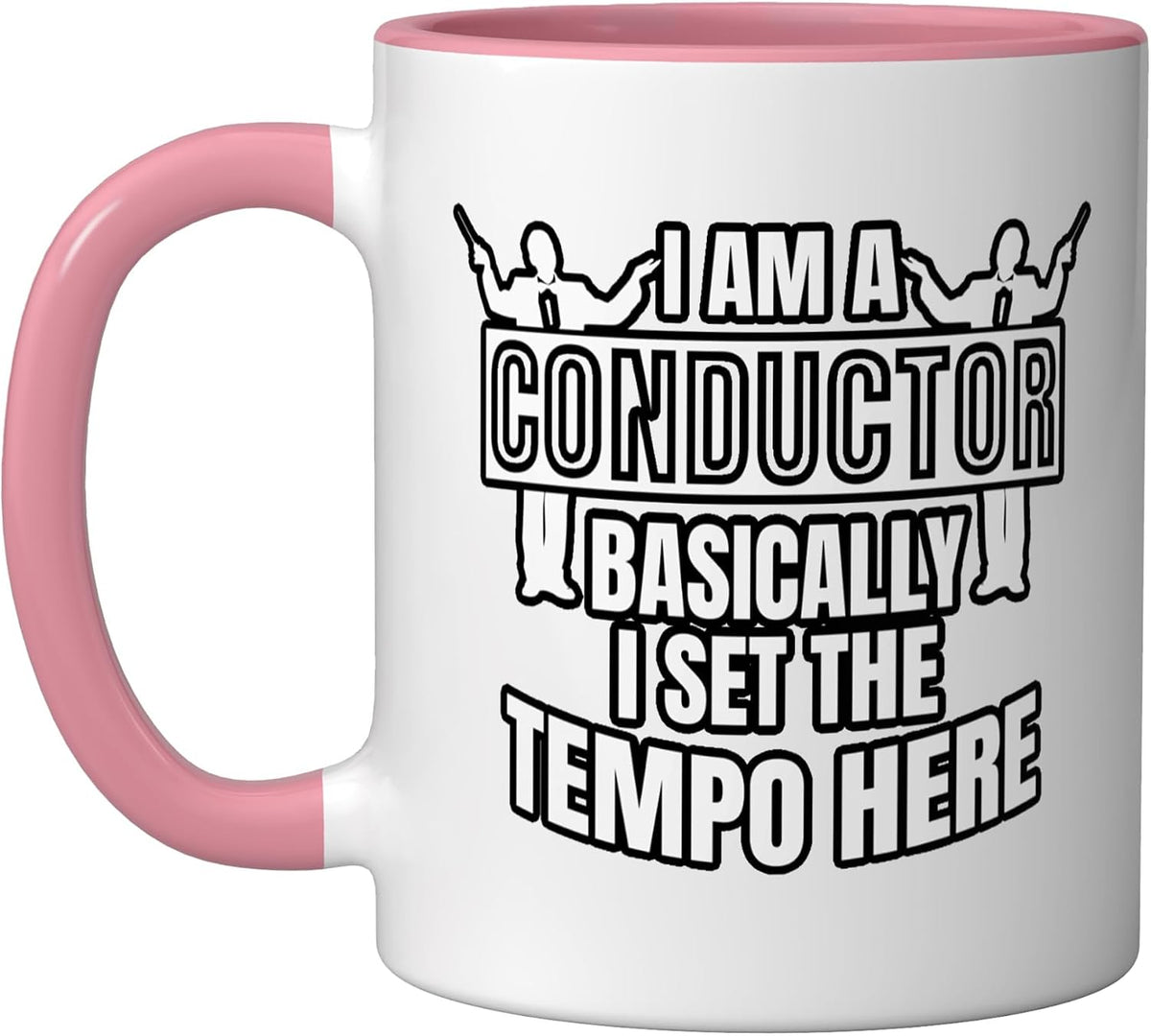 Orchestra Conductor Maestro Set Tempo Baton Choir Director Ceramic Mug