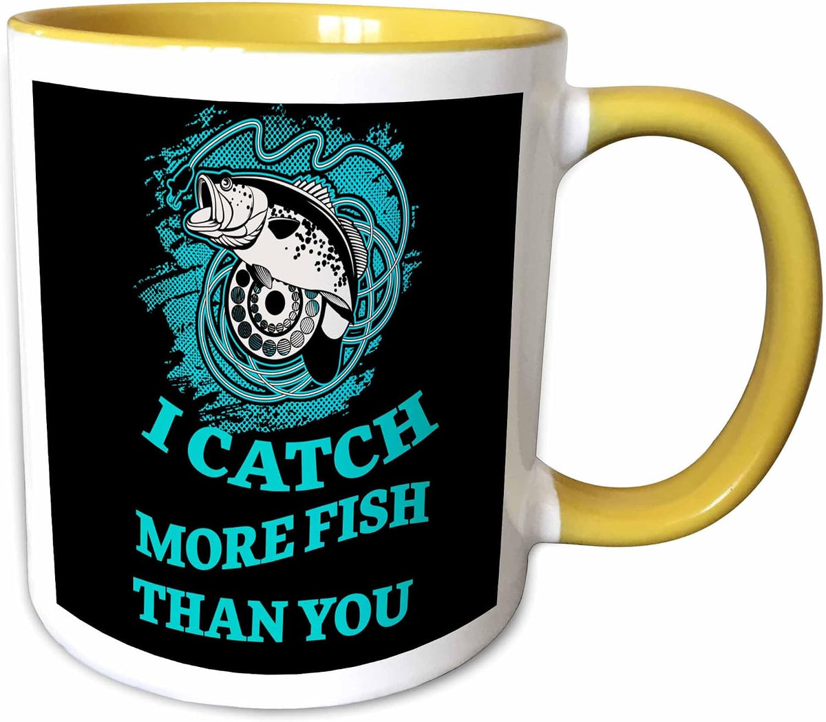 I Catch More Fish Than You Fishing Lake Ceramic Mug