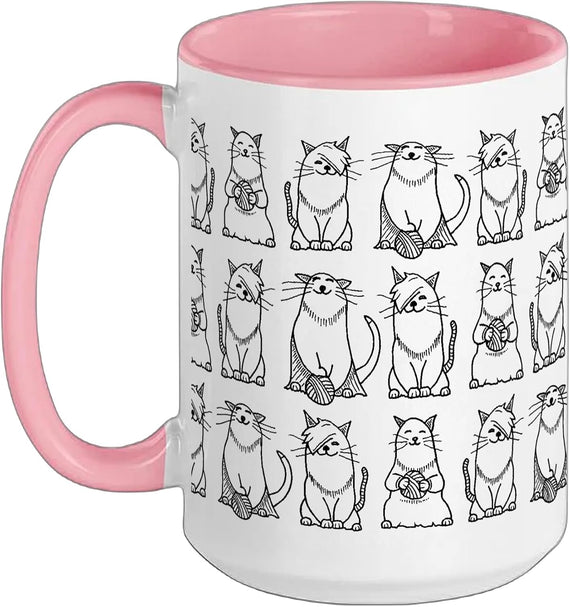 Cats - Black And White Edition Ceramic Mug