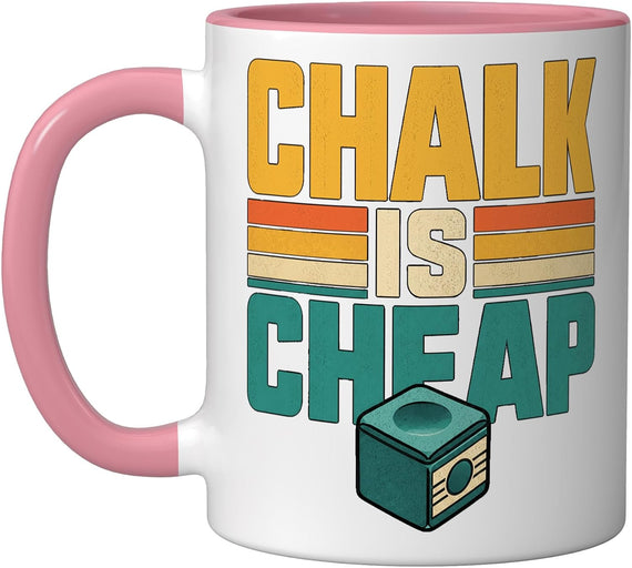 Funny Billiards Chalk Pool Player Ceramic Mug