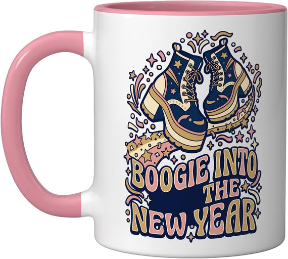 Boogie Dance Party New Year Ceramic Mug