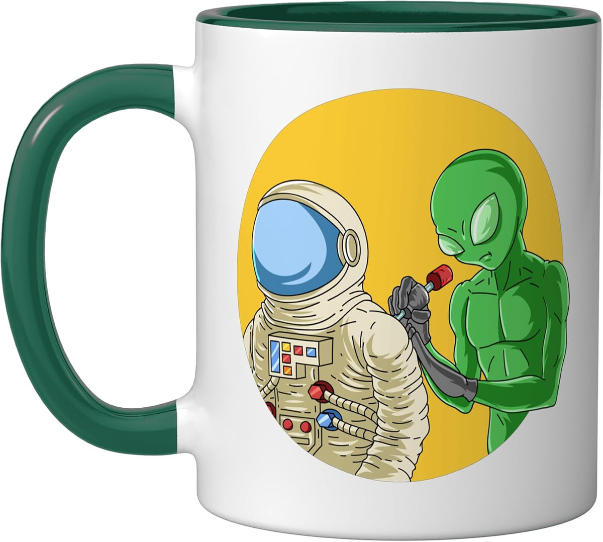Tattoo Artist Ink Tattooist Alien Extraterrestrial Ceramic Mug