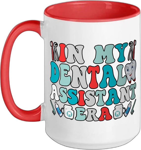In My Dental Assistant Era Tooth Dental Ceramic Mug