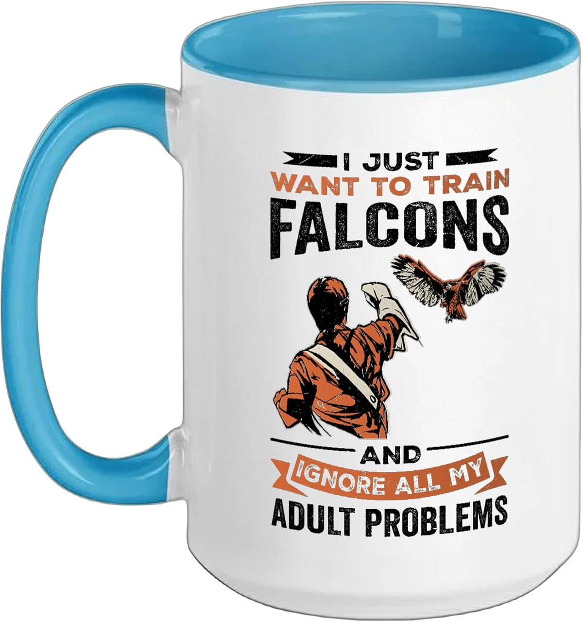 Falcon Training Hawk Eagle Design For A Falconer Ceramic Mug