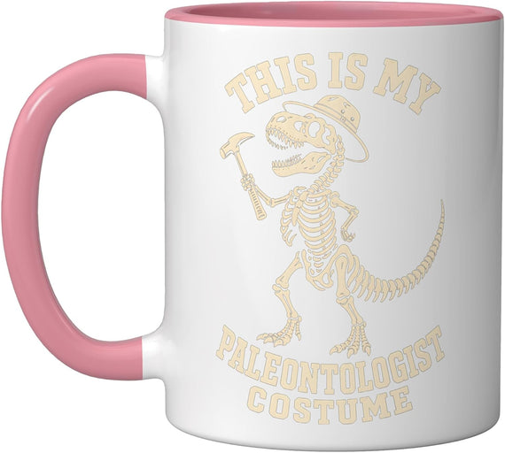 This Is My Paleontologist Costume Paleontology Halloween Ceramic Mug