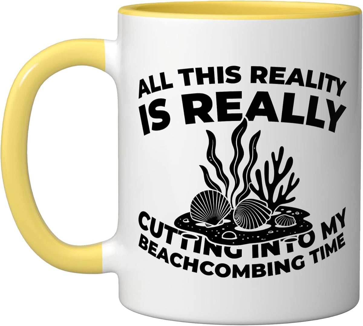 Nature Beach - Shell Collecting Beachcombing Ceramic Mug