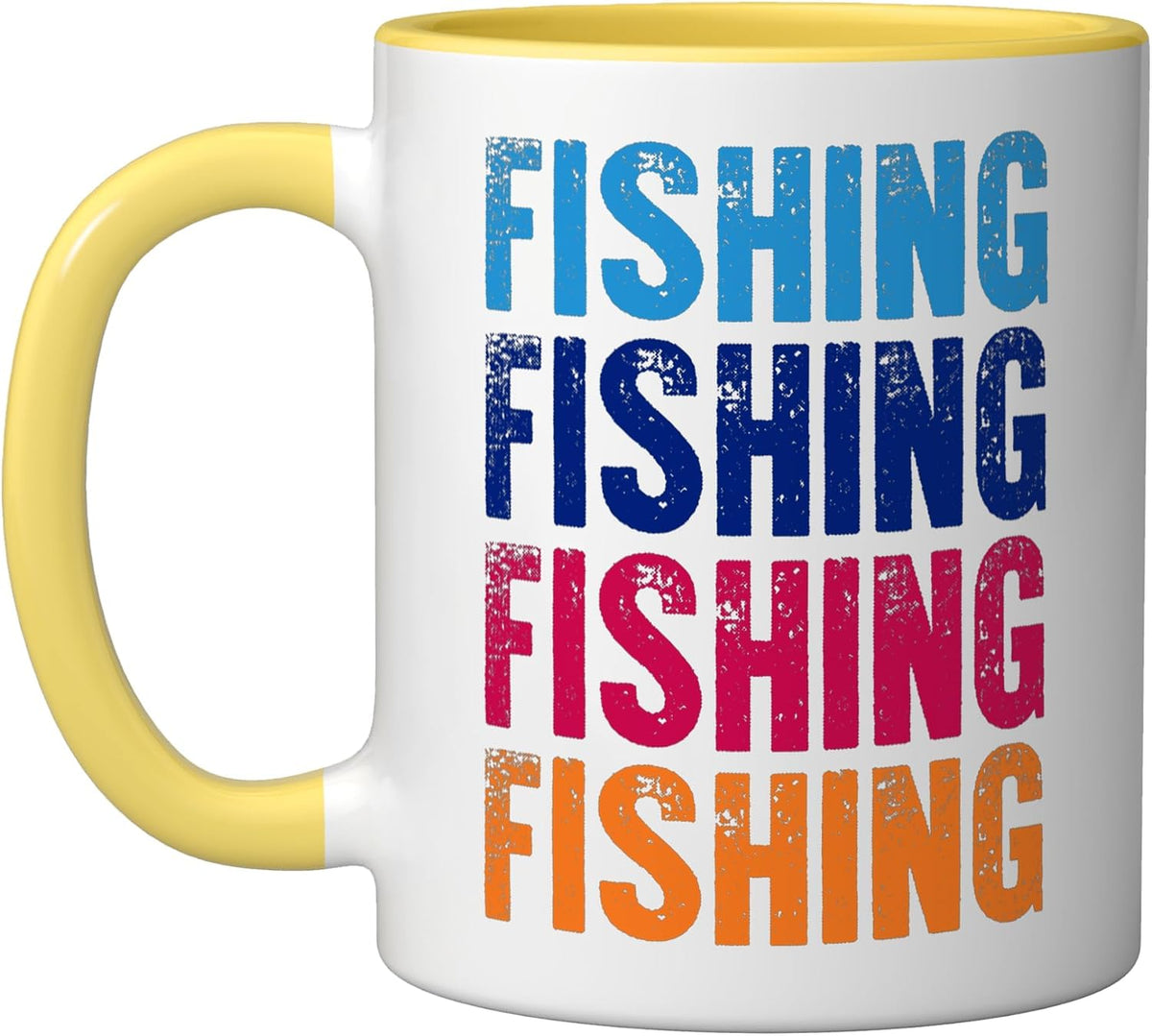 Fishing - Colorful Ceramic Mug