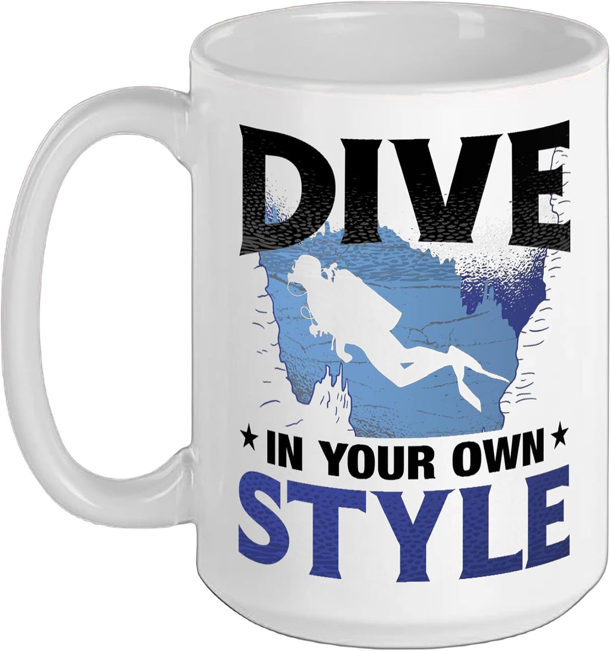 Dive In Your Own Style Ceramic Mug
