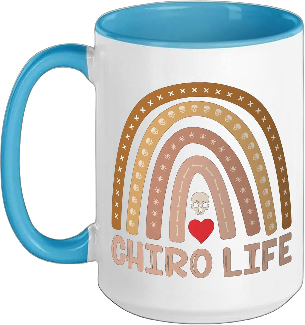 Chiro Life Therapy Spine Therapist Chiropractor Ceramic Mug