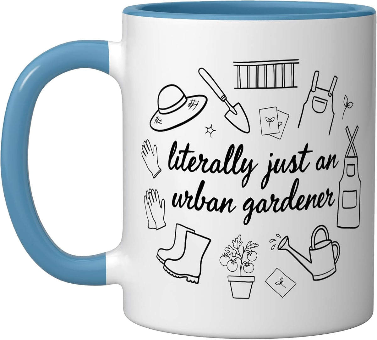 Urban Gardening Rooftop Balcony City Agriculture Farming Ceramic Mug