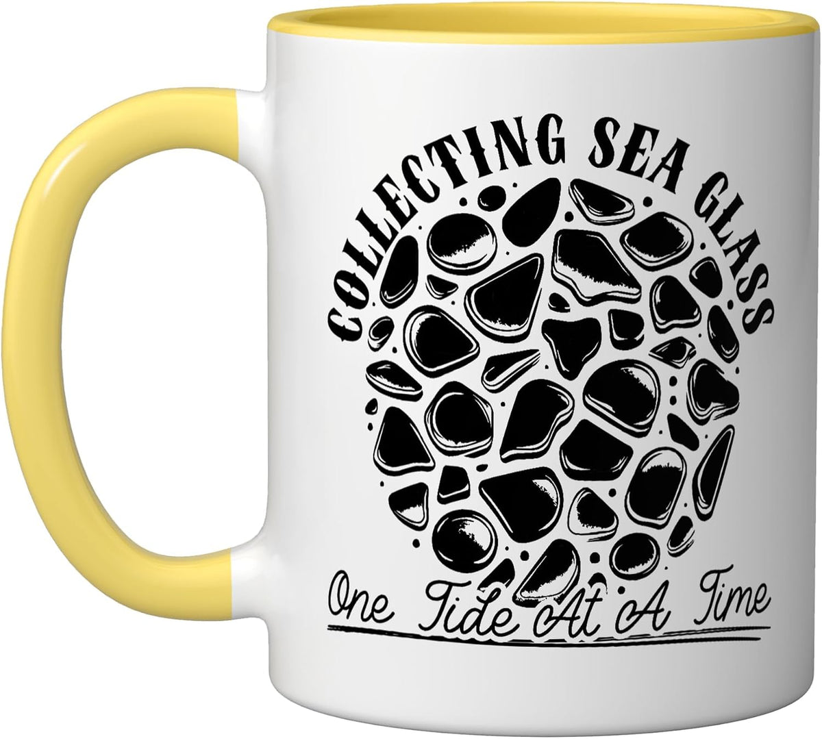 Sea Glass Collector Beachcombing Beachcomber Ceramic Mug