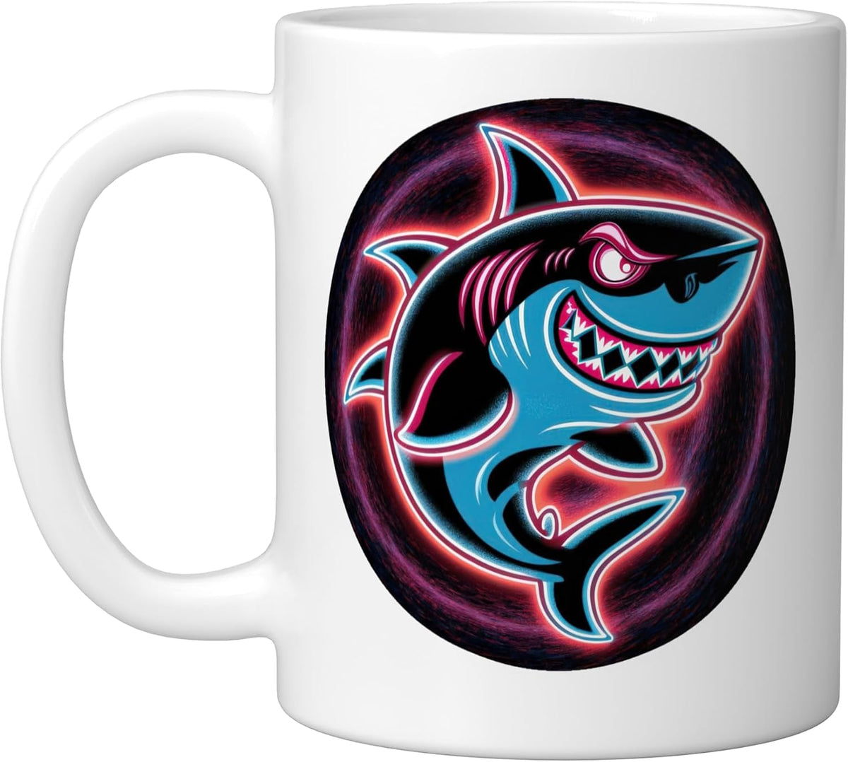 Shining Shark Ceramic Mug