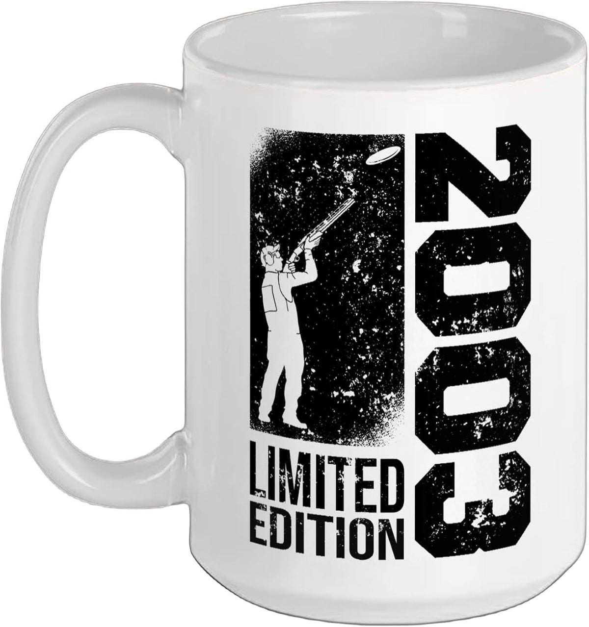 Clay Shooters Vintage 2003 Birthday Clay-Pigeons Shooting Ceramic Mug