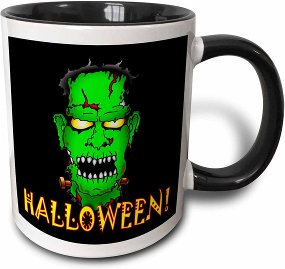 Frankenstein Halloween 2 on Ceramic Mug