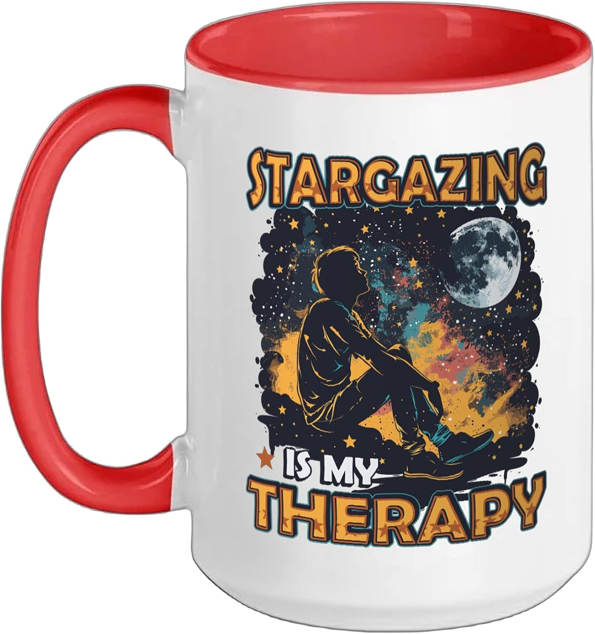 Galactic Explorer Star Watching Astronomer Stargazing Ceramic Mug